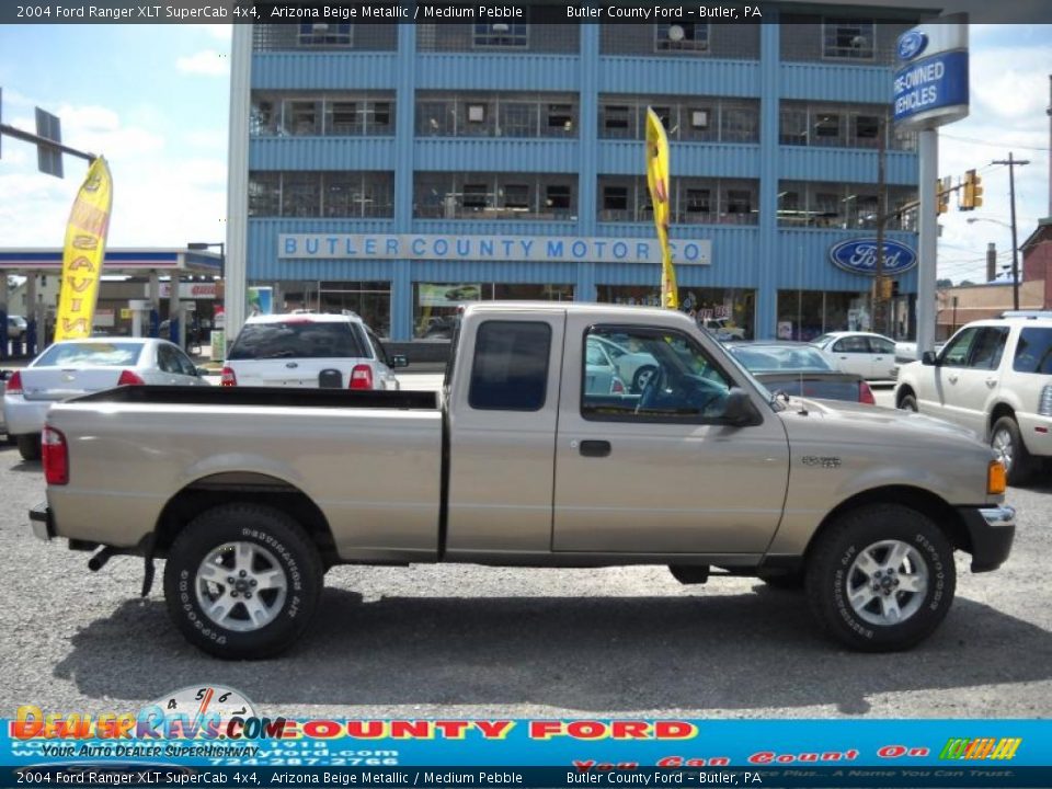 2004 Ford Ranger XLT SuperCab 4x4 Arizona Beige Metallic / Medium Pebble Photo #1