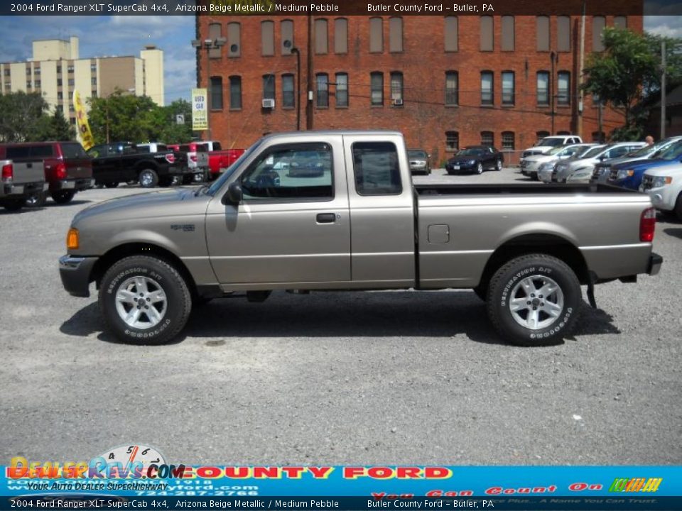 2004 Ford Ranger XLT SuperCab 4x4 Arizona Beige Metallic / Medium Pebble Photo #5