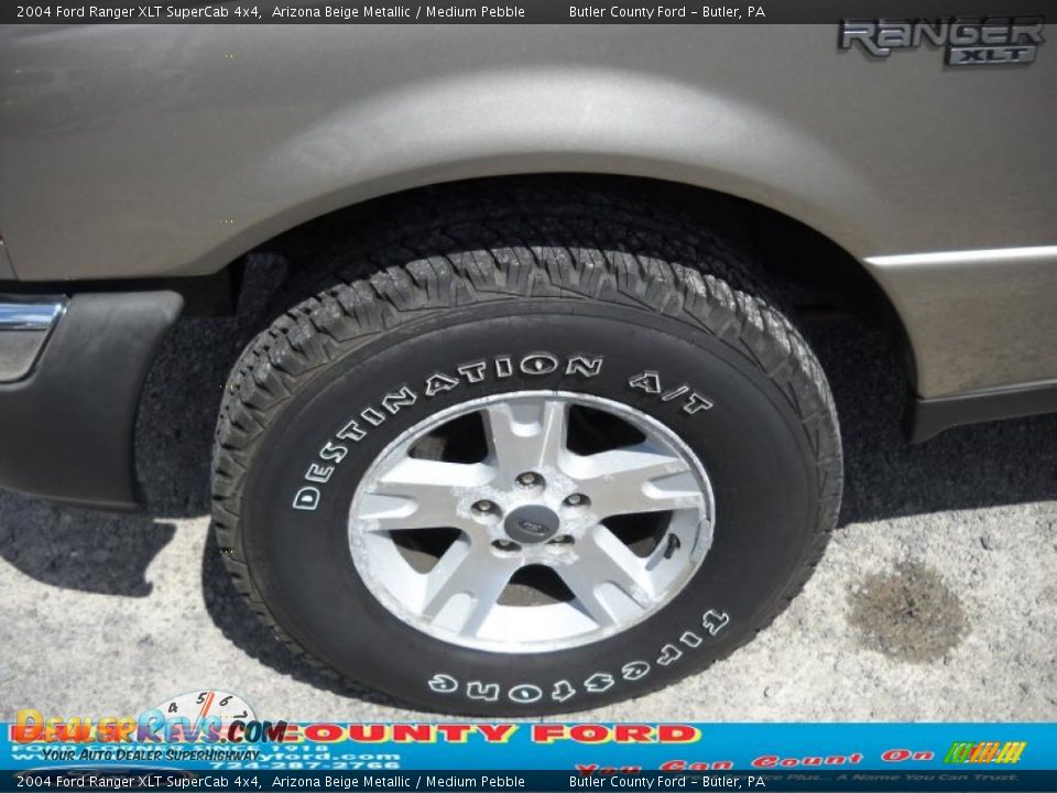 2004 Ford Ranger XLT SuperCab 4x4 Arizona Beige Metallic / Medium Pebble Photo #15