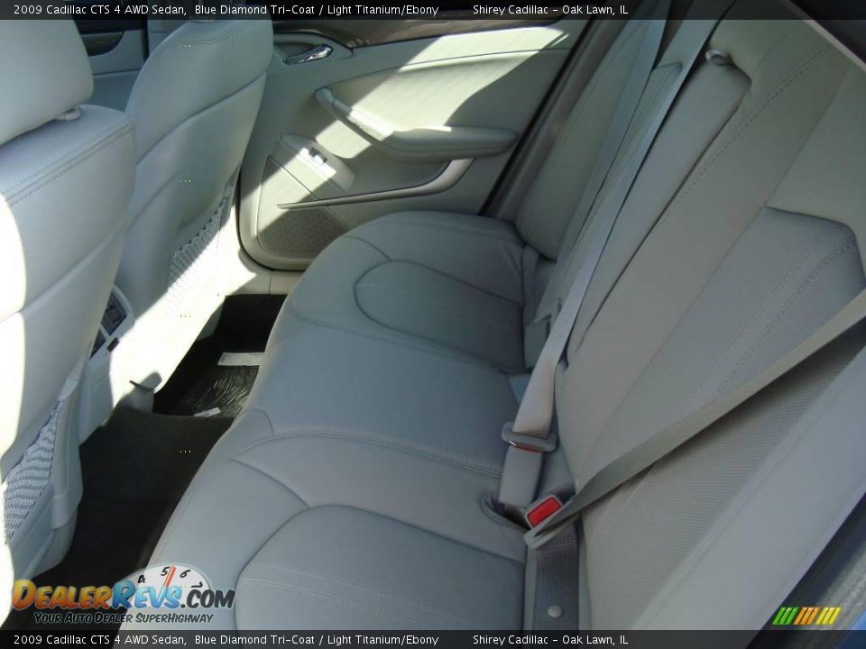 2009 Cadillac CTS 4 AWD Sedan Blue Diamond Tri-Coat / Light Titanium/Ebony Photo #9