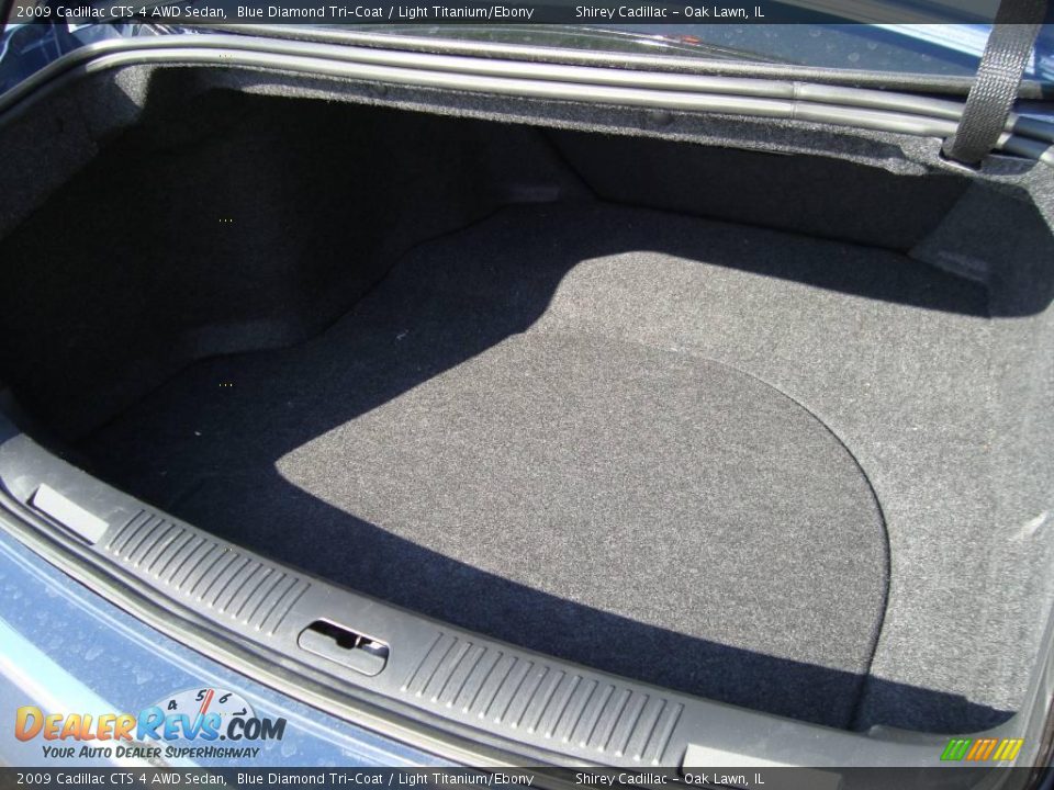2009 Cadillac CTS 4 AWD Sedan Blue Diamond Tri-Coat / Light Titanium/Ebony Photo #13