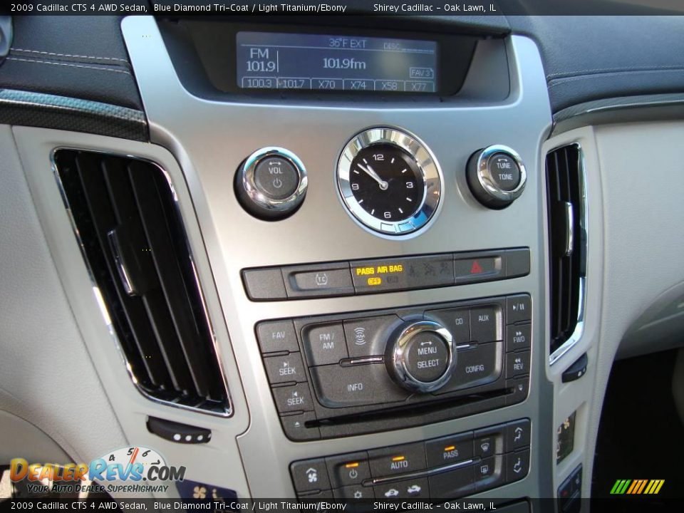 2009 Cadillac CTS 4 AWD Sedan Blue Diamond Tri-Coat / Light Titanium/Ebony Photo #16