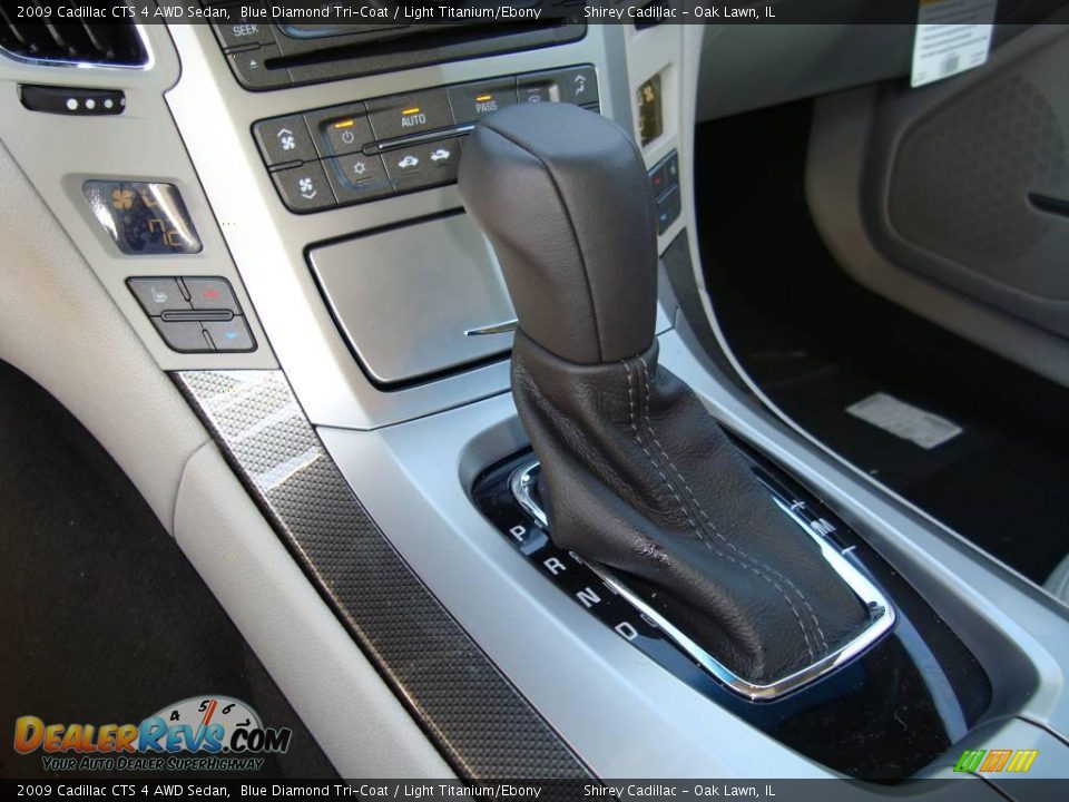 2009 Cadillac CTS 4 AWD Sedan Blue Diamond Tri-Coat / Light Titanium/Ebony Photo #17