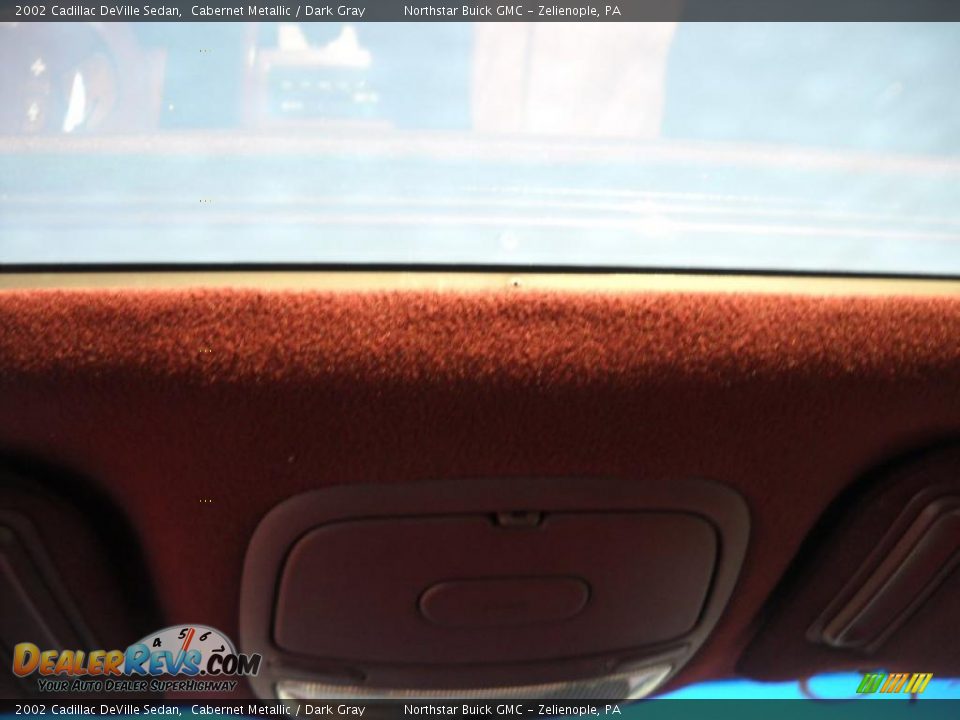 2002 Cadillac DeVille Sedan Cabernet Metallic / Dark Gray Photo #19