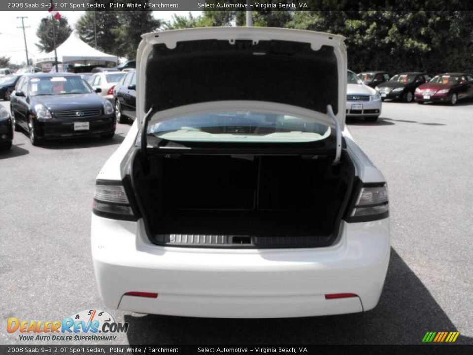 2008 Saab 9-3 2.0T Sport Sedan Polar White / Parchment Photo #8