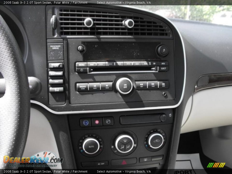 2008 Saab 9-3 2.0T Sport Sedan Polar White / Parchment Photo #21