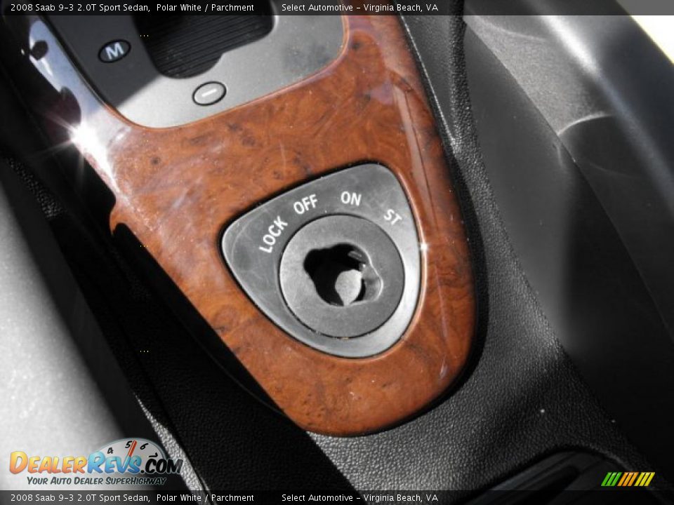 2008 Saab 9-3 2.0T Sport Sedan Polar White / Parchment Photo #24