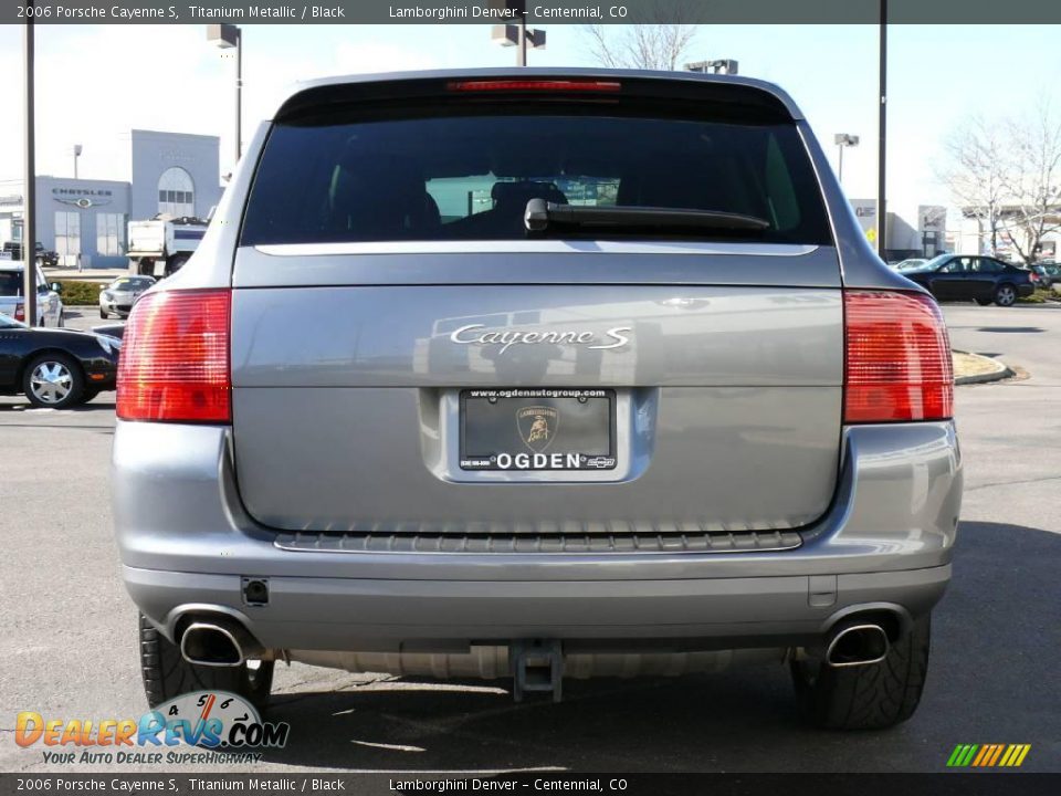 2006 Porsche Cayenne S Titanium Metallic / Black Photo #7