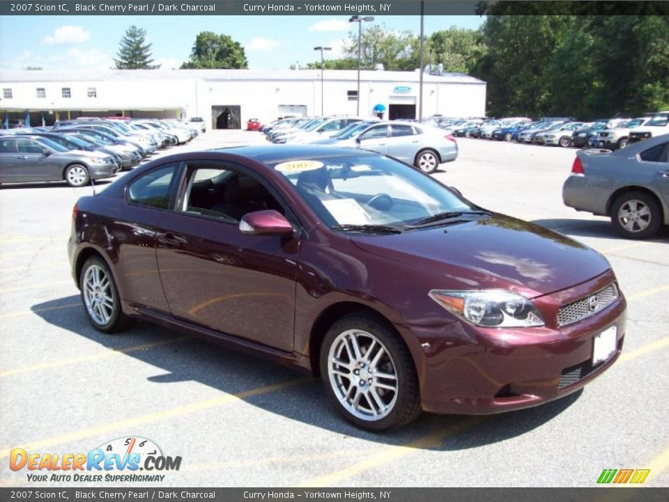 2007 Scion tC Black Cherry Pearl / Dark Charcoal Photo #3