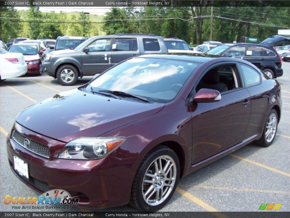2007 Scion tC Black Cherry Pearl / Dark Charcoal Photo #4