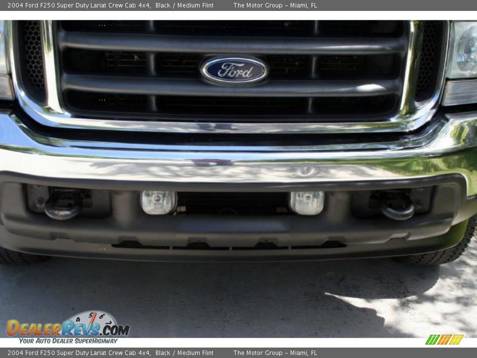 2004 Ford F250 Super Duty Lariat Crew Cab 4x4 Black / Medium Flint Photo #22