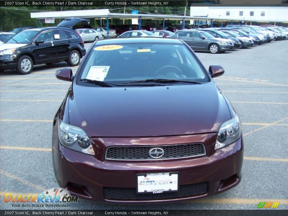 2007 Scion tC Black Cherry Pearl / Dark Charcoal Photo #5