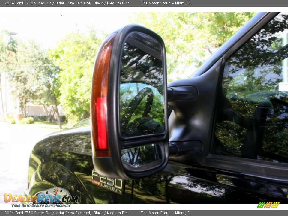 2004 Ford F250 Super Duty Lariat Crew Cab 4x4 Black / Medium Flint Photo #23