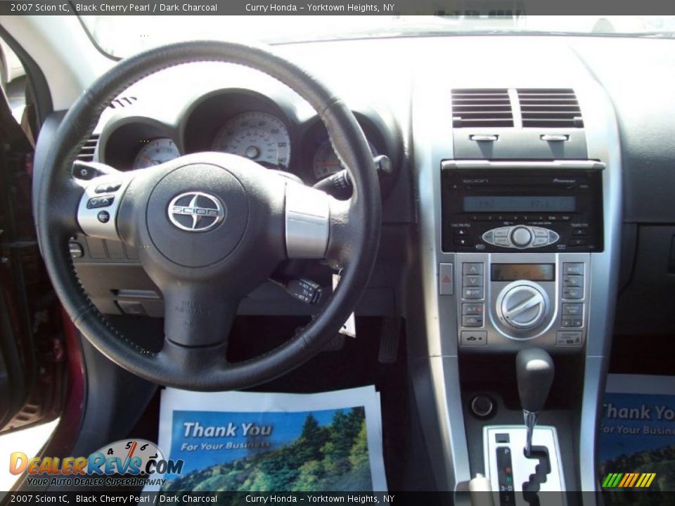 2007 Scion tC Black Cherry Pearl / Dark Charcoal Photo #7