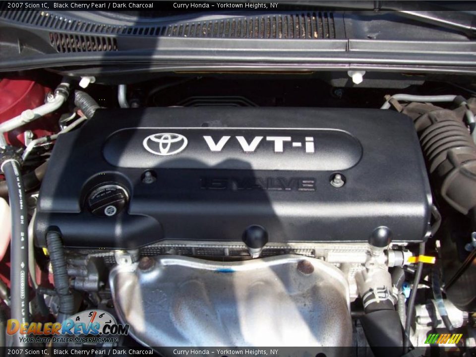 2007 Scion tC Black Cherry Pearl / Dark Charcoal Photo #9