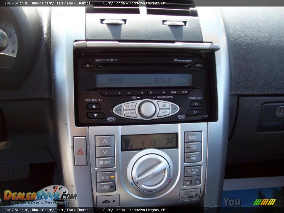 2007 Scion tC Black Cherry Pearl / Dark Charcoal Photo #11