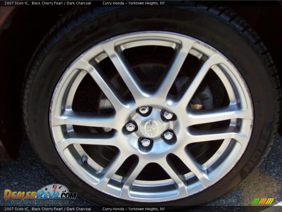 2007 Scion tC Black Cherry Pearl / Dark Charcoal Photo #13