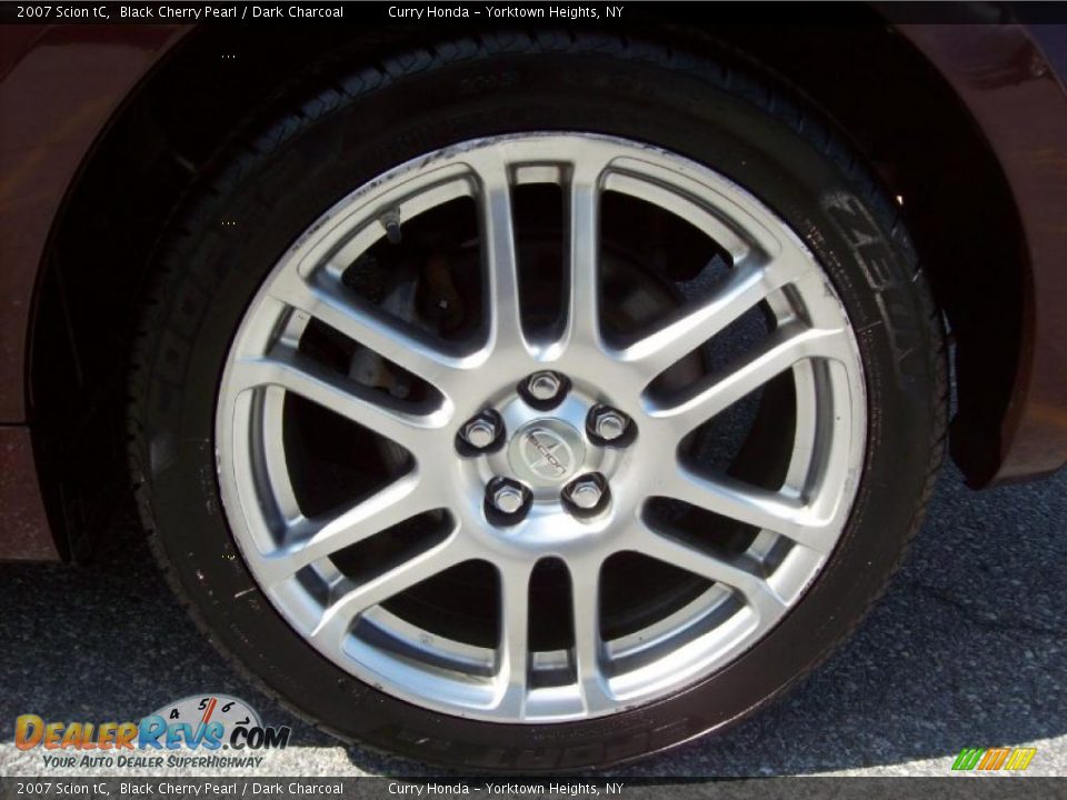 2007 Scion tC Black Cherry Pearl / Dark Charcoal Photo #14