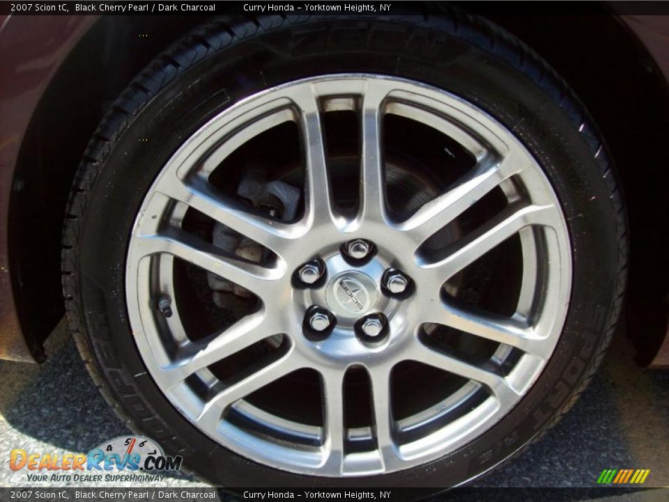 2007 Scion tC Black Cherry Pearl / Dark Charcoal Photo #15