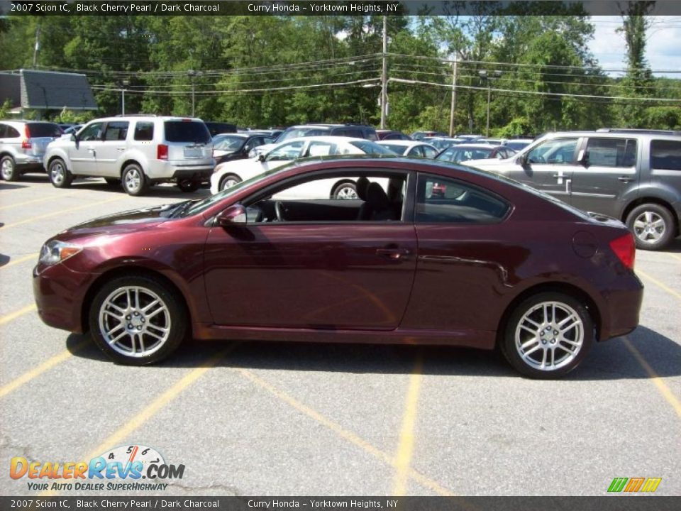 2007 Scion tC Black Cherry Pearl / Dark Charcoal Photo #21