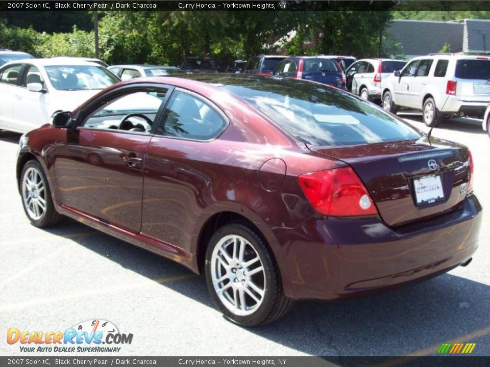 2007 Scion tC Black Cherry Pearl / Dark Charcoal Photo #22