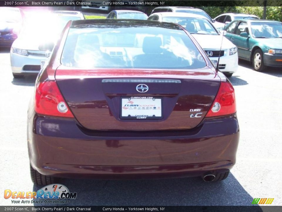 2007 Scion tC Black Cherry Pearl / Dark Charcoal Photo #23
