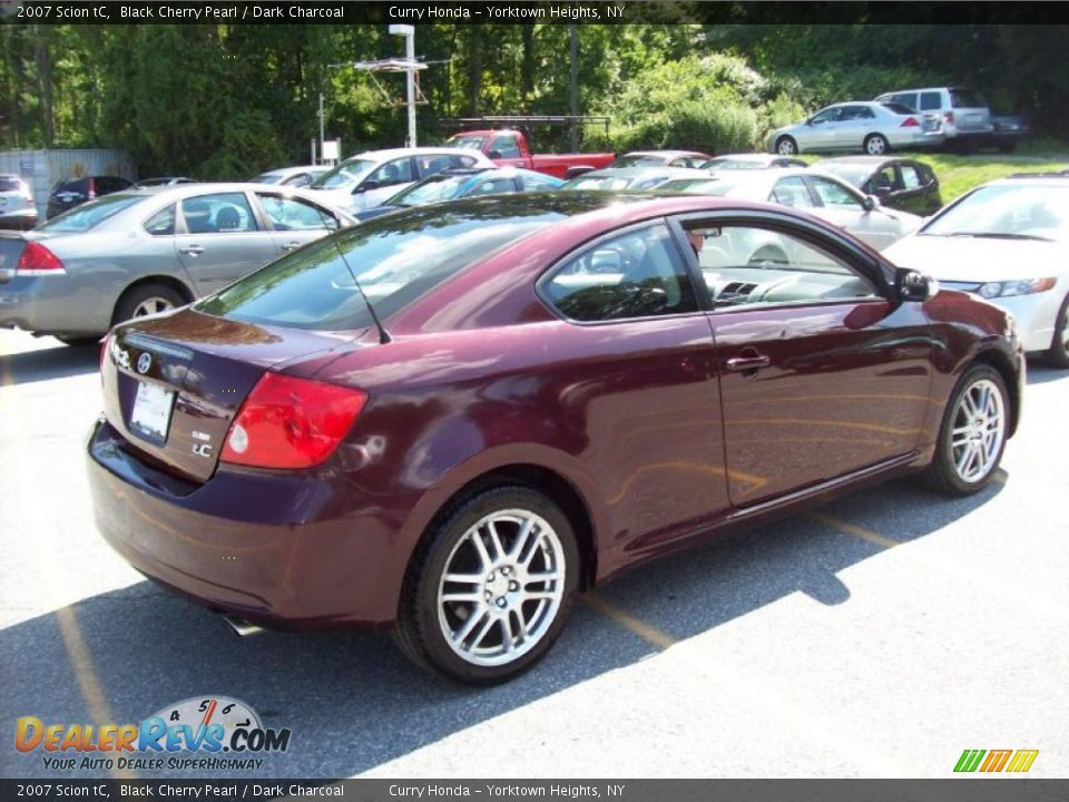 2007 Scion tC Black Cherry Pearl / Dark Charcoal Photo #24