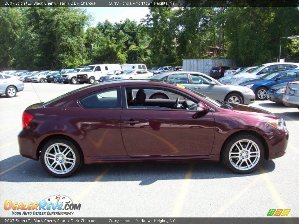 2007 Scion tC Black Cherry Pearl / Dark Charcoal Photo #25