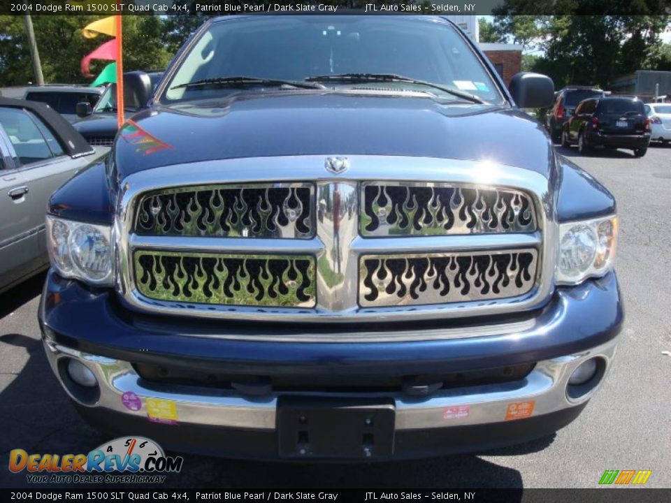 2004 Dodge Ram 1500 SLT Quad Cab 4x4 Patriot Blue Pearl / Dark Slate Gray Photo #2