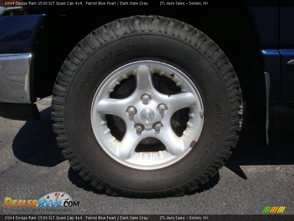 2004 Dodge Ram 1500 SLT Quad Cab 4x4 Patriot Blue Pearl / Dark Slate Gray Photo #7