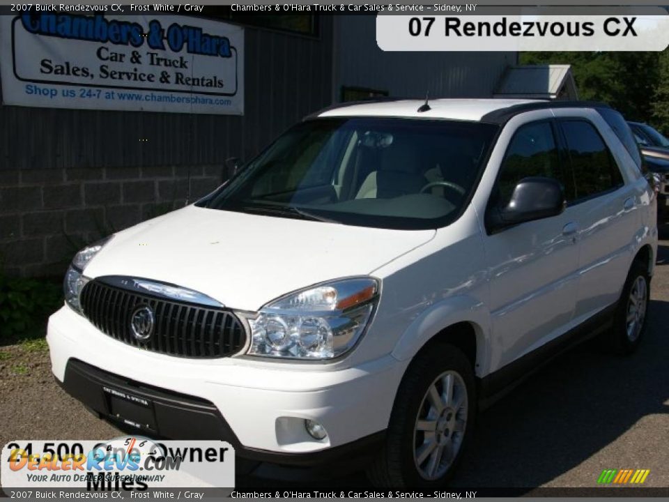 2007 Buick Rendezvous CX Frost White / Gray Photo #1