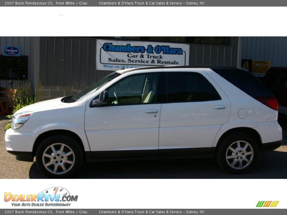 2007 Buick Rendezvous CX Frost White / Gray Photo #2