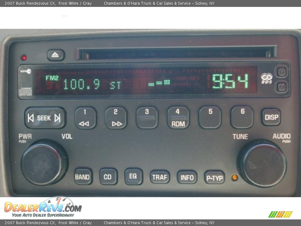 2007 Buick Rendezvous CX Frost White / Gray Photo #6