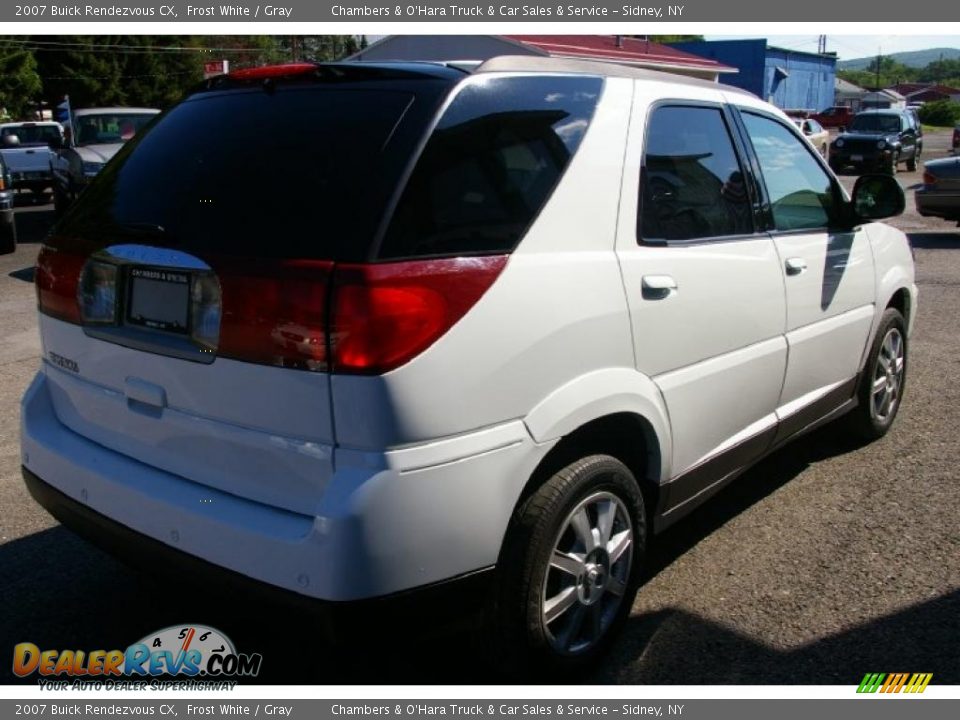 2007 Buick Rendezvous CX Frost White / Gray Photo #10