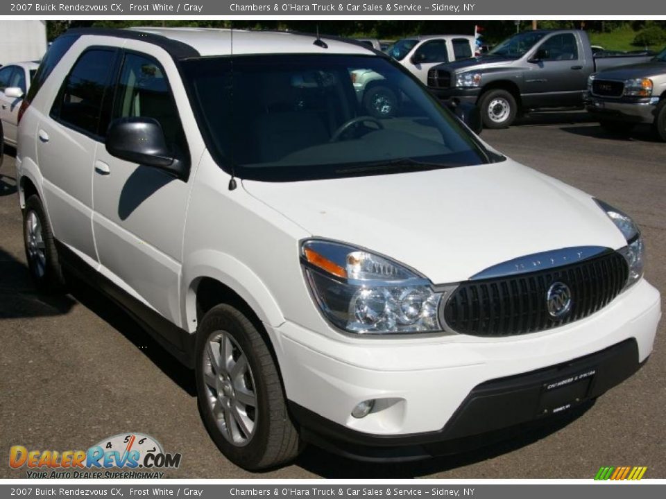 2007 Buick Rendezvous CX Frost White / Gray Photo #12