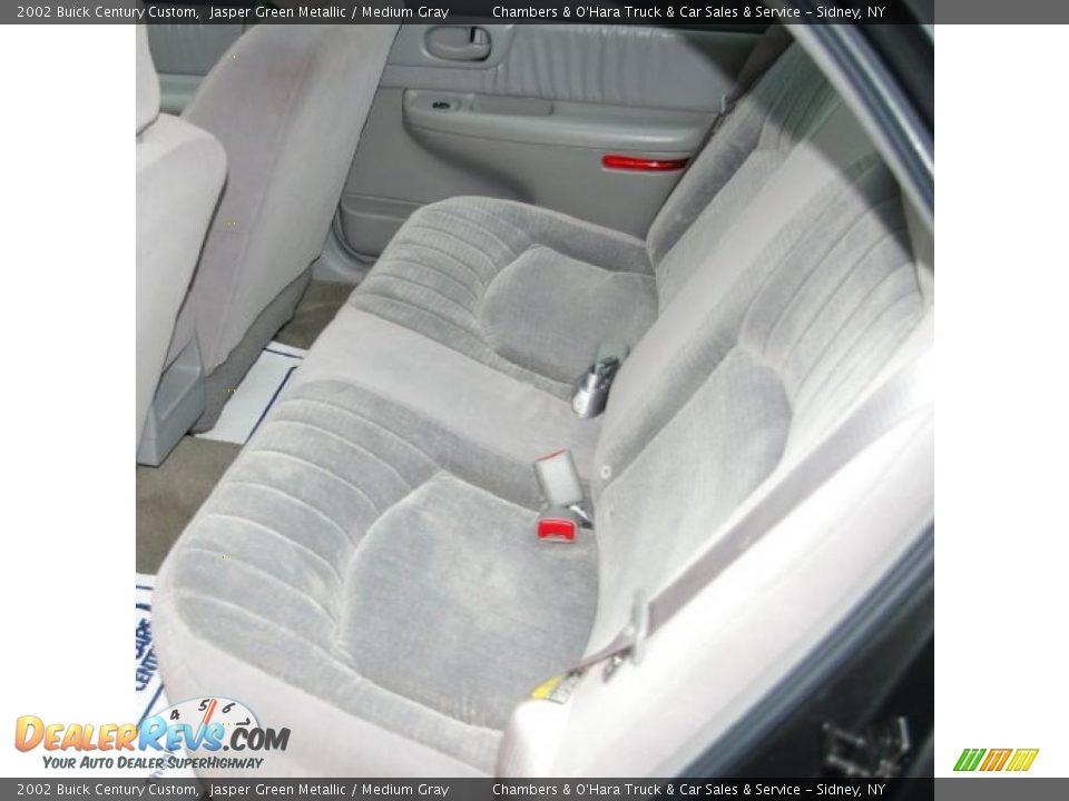 2002 Buick Century Custom Jasper Green Metallic / Medium Gray Photo #4