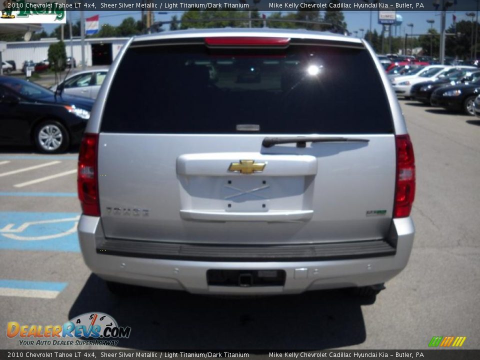 2010 Chevrolet Tahoe LT 4x4 Sheer Silver Metallic / Light Titanium/Dark Titanium Photo #4