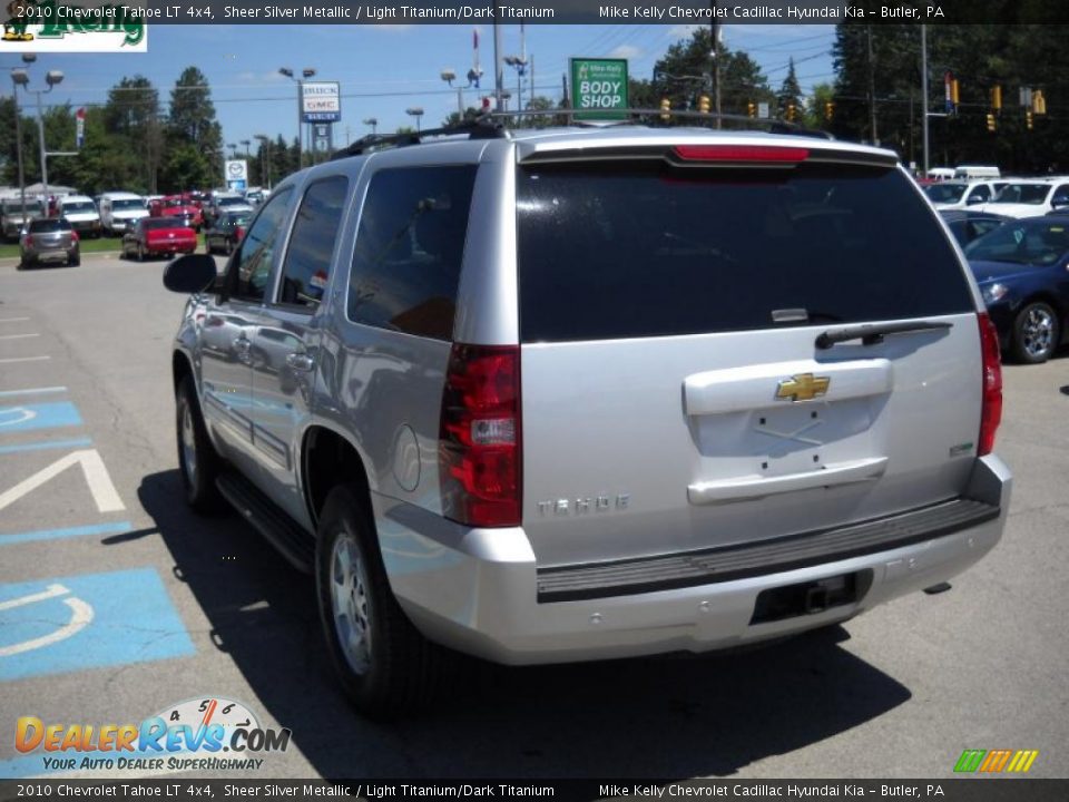 2010 Chevrolet Tahoe LT 4x4 Sheer Silver Metallic / Light Titanium/Dark Titanium Photo #5
