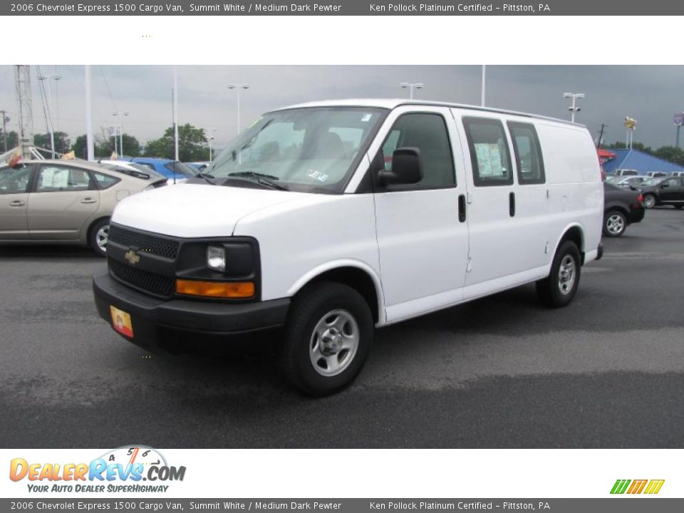 2006 Chevrolet Express 1500 Cargo Van Summit White / Medium Dark Pewter Photo #2