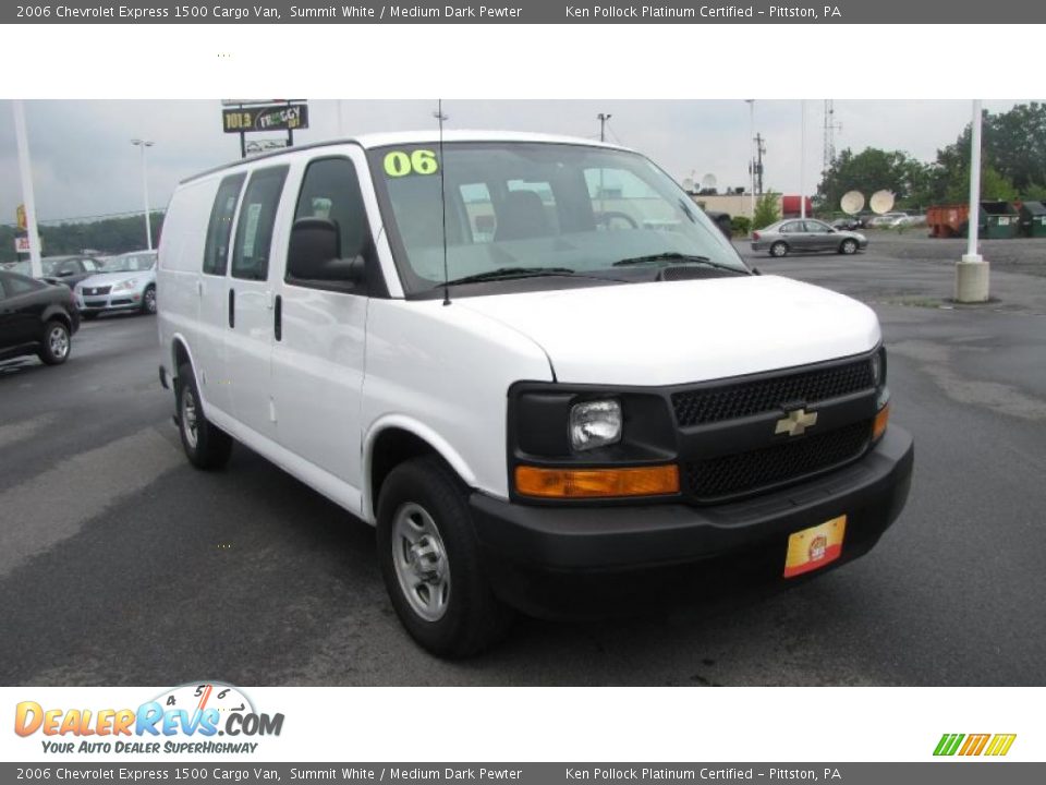 2006 Chevrolet Express 1500 Cargo Van Summit White / Medium Dark Pewter Photo #4