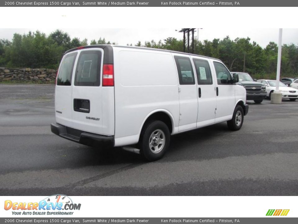 2006 Chevrolet Express 1500 Cargo Van Summit White / Medium Dark Pewter Photo #6