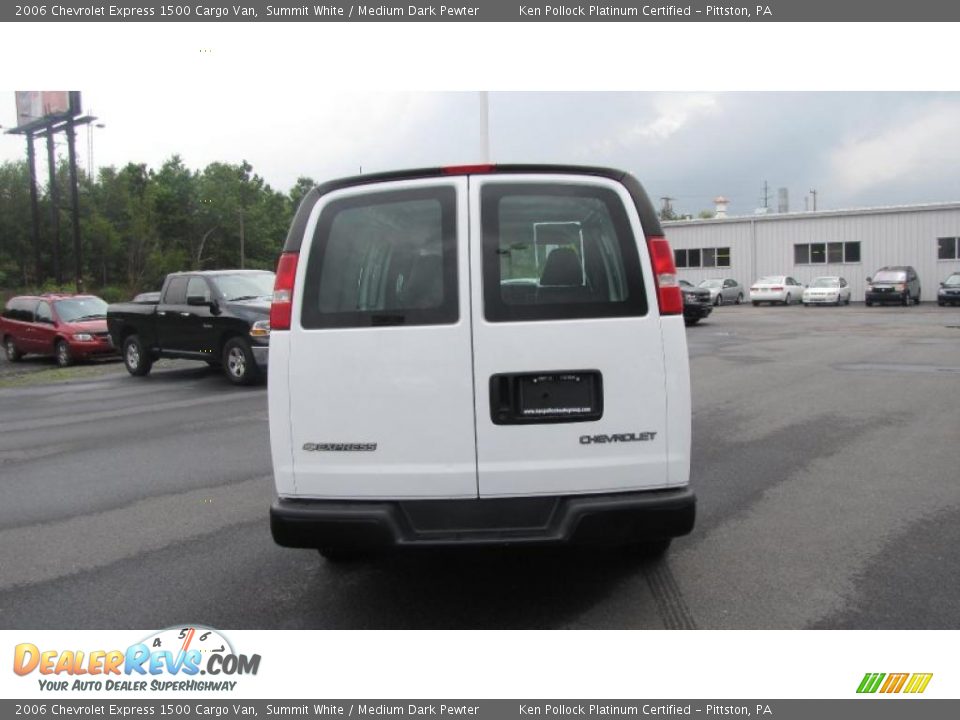 2006 Chevrolet Express 1500 Cargo Van Summit White / Medium Dark Pewter Photo #7