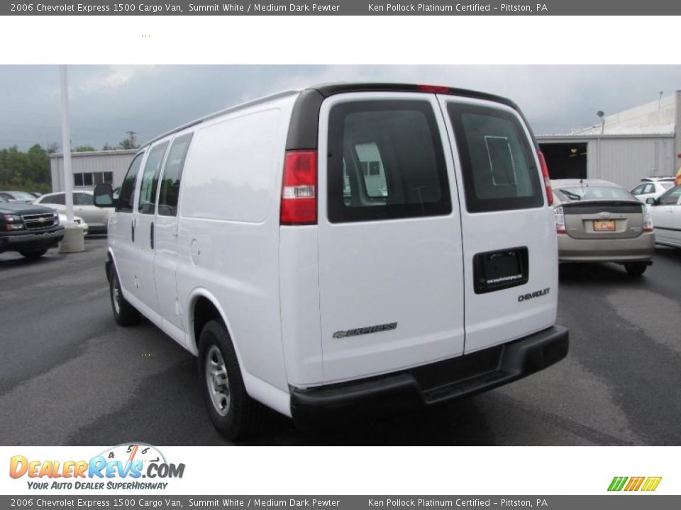 2006 Chevrolet Express 1500 Cargo Van Summit White / Medium Dark Pewter Photo #8