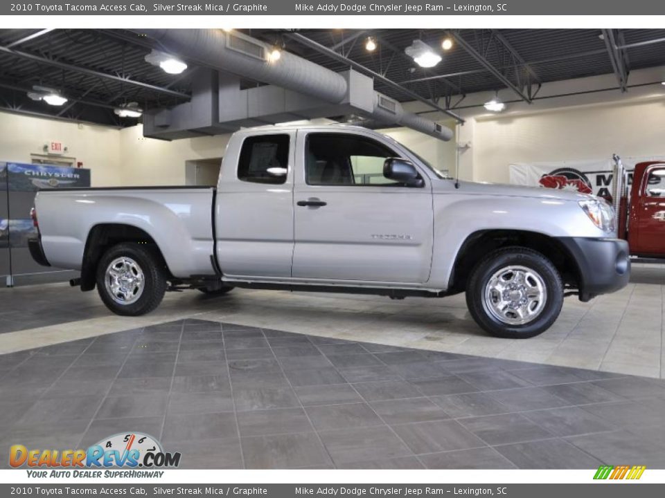 2010 Toyota Tacoma Access Cab Silver Streak Mica / Graphite Photo #3