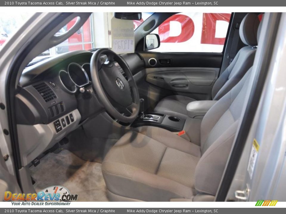 2010 Toyota Tacoma Access Cab Silver Streak Mica / Graphite Photo #6