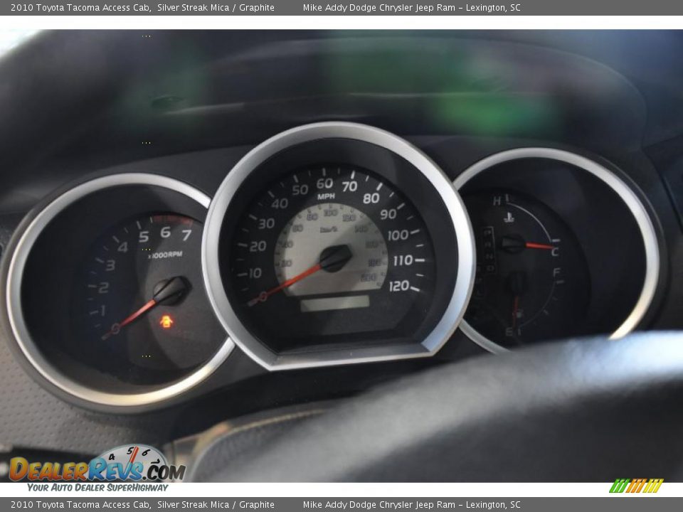 2010 Toyota Tacoma Access Cab Silver Streak Mica / Graphite Photo #7