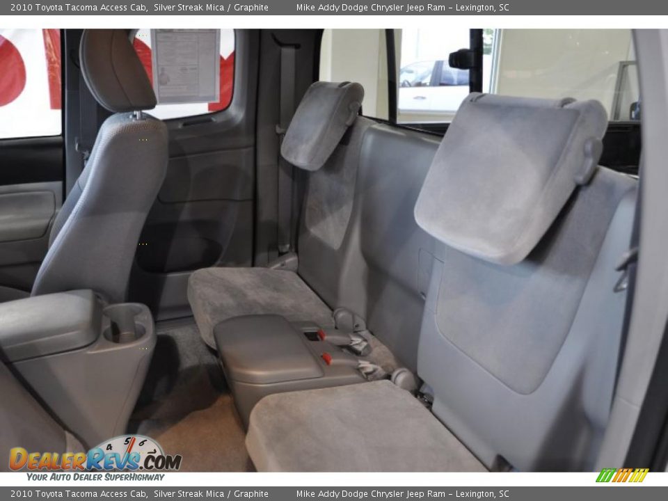 2010 Toyota Tacoma Access Cab Silver Streak Mica / Graphite Photo #12