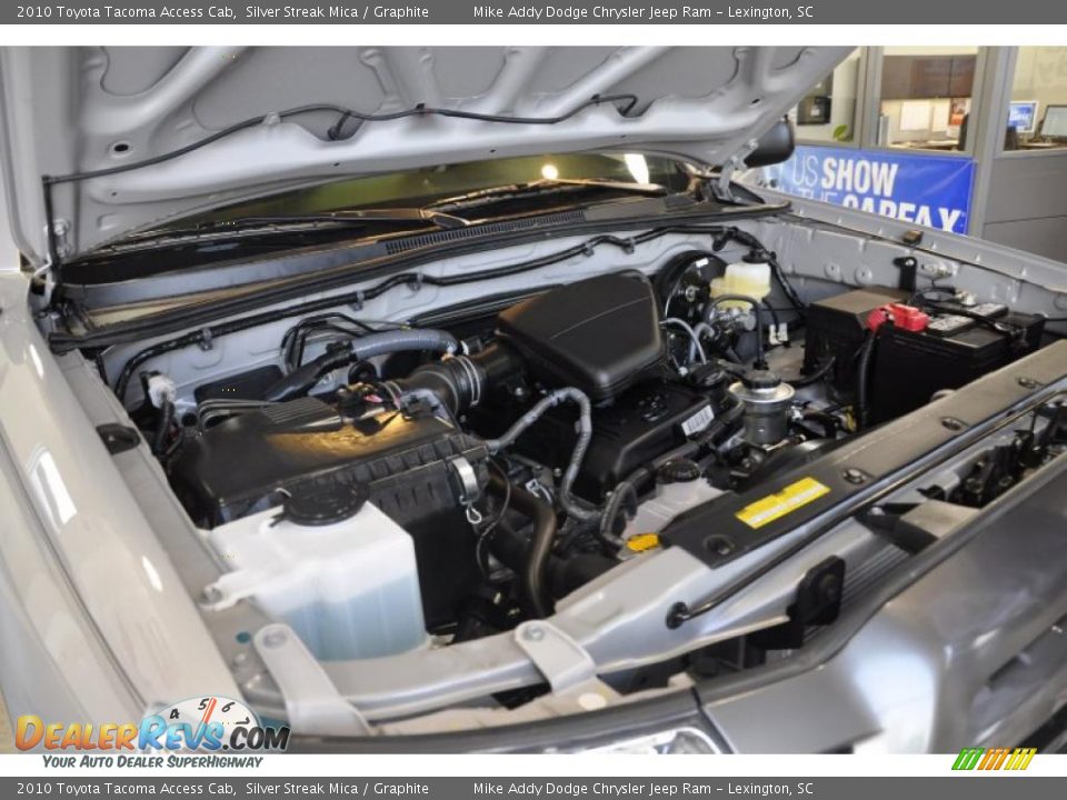 2010 Toyota Tacoma Access Cab Silver Streak Mica / Graphite Photo #14