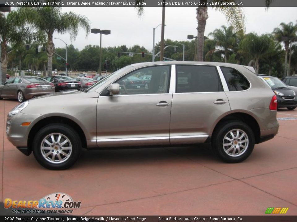 2008 Porsche Cayenne Tiptronic Jarama Beige Metallic / Havanna/Sand Beige Photo #3