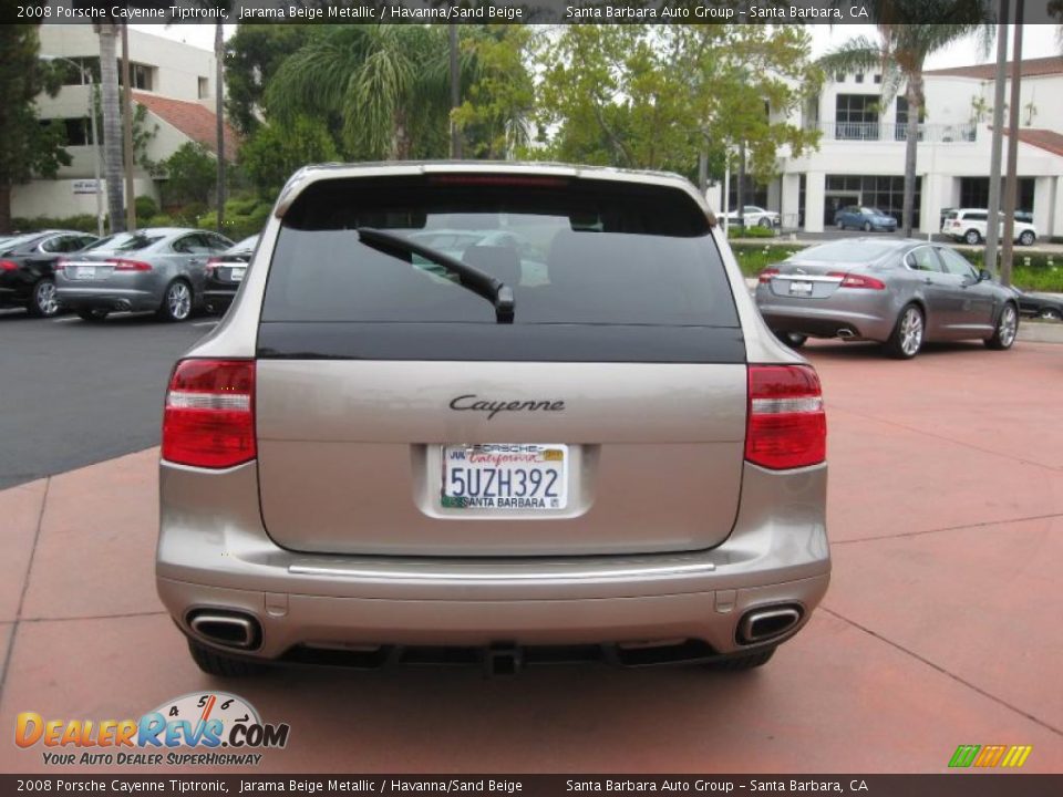2008 Porsche Cayenne Tiptronic Jarama Beige Metallic / Havanna/Sand Beige Photo #4